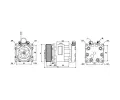 HC-Cargo Kompresor klimatizace HC 241403, 241403