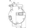 HC-Cargo Kompresor klimatizace HC 241687, 241687