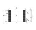 HC-Cargo Kondenztor klimatizace HC 260340, 260340