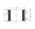 HC-Cargo Kondenztor klimatizace HC 260485, 260485