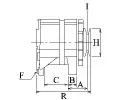 HC-Cargo Altern�tor HC F 032 116 176, F 032 116 176