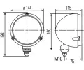 HELLA Hlavn svtlomet HE 1A3996002-161, 1A3 996 002-161