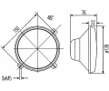 HELLA Hlavn svtlomet HE 1A3996002-261, 1A3 996 002-261