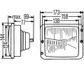 HELLA Hlavn svtlomet HE 1AA004109-021, 1AA 004 109-021