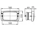 HELLA Hlavn svtlomet HE 1AB006213-001, 1AB 006 213-001