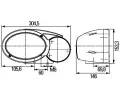 HELLA Hlavn svtlomet HE 1EB996167-031, 1EB 996 167-031