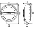 HELLA Dlkov svtlomet HE 1F2012414-001, 1F2 012 414-001