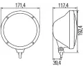 HELLA Dlkov svtlomet HE 1F3010119-001, 1F3 010 119-001