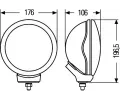 HELLA Dlkov svtlomet HE 1F5008273-071, 1F5 008 273-071
