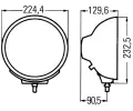 HELLA Dlkov svtlomet HE 1F8007560-051, 1F8 007 560-051