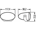 HELLA Dlkov svtlomet HE 1FA008283-011, 1FA 008 283-011