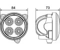 HELLA Pracovn svtlomet HE 1G0996376-141, 1G0 996 376-141