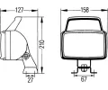 HELLA Pracovní světlomet HE 1GA006991-031, 1GA 006 991-031