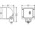 HELLA Pracovn svtlomet HE 1GA007506-001, 1GA 007 506-001