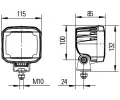 HELLA Pracovn svtlomet HE 1GA995606-031, 1GA 995 606-031