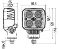 HELLA Pracovn svtlomet HE 1GA996284-091, 1GA 996 284-091