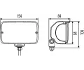 HELLA Pracovn svtlomet HE 1GA998522-011, 1GA 998 522-011