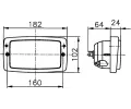 HELLA Pracovn svtlomet HE 1GD996018-517, 1GD 996 018-517