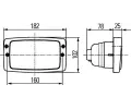 HELLA Pracovn svtlomet HE 1GD996018-541, 1GD 996 018-541