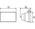 HELLA Vloka svtlometu - dlkov svtlomet HE 1KB003177-061, 1KB 003 177-061