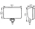 HELLA Mlhovka HE 1NB005860-201, 1NB 005 860-201