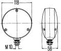 HELLA P/L bon blika HE 2BA003022-001, 2BA 003 022-001