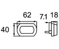 HELLA Boční blikač SHAPELINE TECH HE 2BM013336-001, 2BM 013 336-001