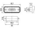 HELLA Osvtlen poznvac znaky HE 2KA010278-011, 2KA 010 278-011