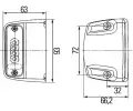 HELLA Osvtlen poznvac znaky HE 2KA010278-021, 2KA 010 278-021