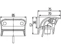 HELLA Osvtlen poznvac znaky HE 2KA959640-607, 2KA 959 640-607