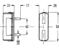 HELLA Osvtlen poznvac znaky HE 2KA997011-011, 2KA 997 011-011