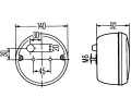 HELLA Zadn mlhovka HE 2NE001423-011, 2NE 001 423-011