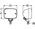 HELLA Zadn mlhovka HE 2NE002985-001, 2NE 002 985-001