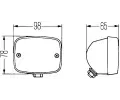 HELLA Zadn mlhovka HE 2NE003030-167, 2NE 003 030-167