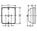 HELLA Zadn mlhovka HE 2NE003236-001, 2NE 003 236-001