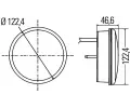 HELLA Zadn mlhovka HE 2NE344200-091, 2NE 344 200-091