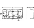 HELLA Bon obrysov svtlo HE 2PS004361-001, 2PS 004 361-001