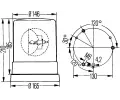 HELLA Oton majk HE 2RL004958-101, 2RL 004 958-101