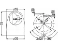 HELLA Otočný maják HE 2RL007337-031, 2RL 007 337-031