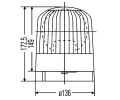 HELLA Oton majk HE 2RL007552-001, 2RL 007 552-001