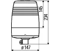 HELLA Otočný maják HE 2RL008967-001, 2RL 008 967-001