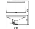 HELLA Oton majk HE 2RL011484-011, 2RL 011 484-011