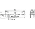 HELLA Koncov svtlo HE 2SA006717-001, 2SA 006 717-001