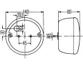 HELLA Zadn svtlo HE 2SD001685-211, 2SD 001 685-211