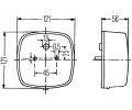 HELLA Zadn svtlo HE 2SE002578-707, 2SE 002 578-707