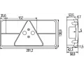 HELLA Zadn svtlo HE 2VB341032-111, 2VB 341 032-111