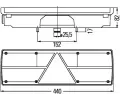 HELLA Zadn svtlo HE 2VP340450-141, 2VP 340 450-141