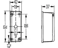 HELLA Obrysov svtlo HE 2XS005020-001, 2XS 005 020-001