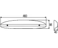 HELLA Nastupovac svtlo HE 2XT008929-001, 2XT 008 929-001