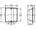 HELLA Svtlo zpteky HE 2ZR003236-311, 2ZR 003 236-311